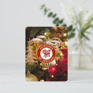 Personalisierte Weihnachtskarte Feiertagskarte