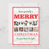 Personalisierte Weihnachtskarte Feiertagskarte (Vorderseite)