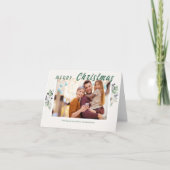 Personalisierte Weihnachtskarte Feiertagskarte (Vorderseite)