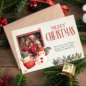 Personalisierte Weihnachtskarte Feiertagskarte