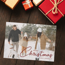 Personalisierte Weihnachtskarte
