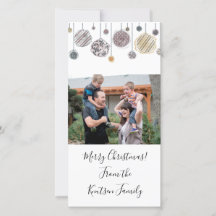 Personalisierte Weihnachtskarte