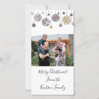 Personalisierte Weihnachtskarte Feiertagskarte
