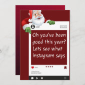 personalisierte Weihnachtskarte Feiertagskarte (Vorne/Hinten)