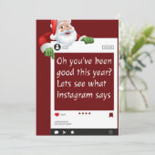 personalisierte Weihnachtskarte Feiertagskarte (Stehend Vorderseite)