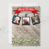 Personalisierte Weihnachtskarte Feiertagskarte (Vorderseite)