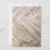 Personalisierte Weihnachtskarte Feiertagskarte (Rückseite)