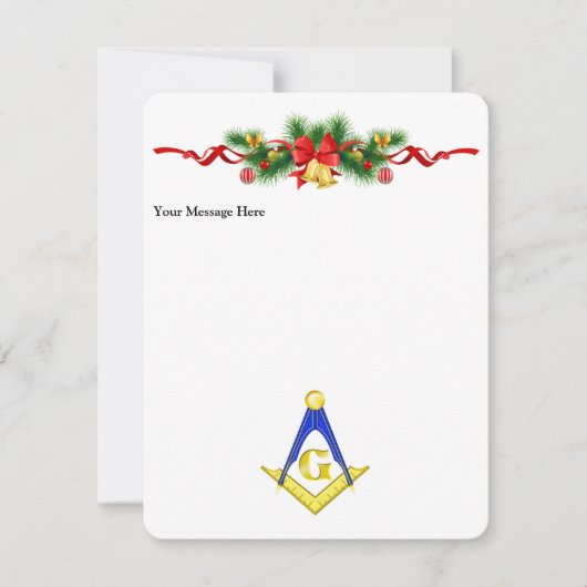 Personalisierte Weihnachtskarte Feiertagskarte (Vorderseite)