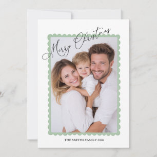 Personalisierte Weihnachtskarte Feiertagskarte