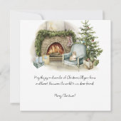 Personalisierte Weihnachtskarte für Bestie Einladung (Rückseite)