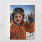 Personalisierte Weihnachtskarte für die Hochlandku Feiertagskarte (Rückseite)