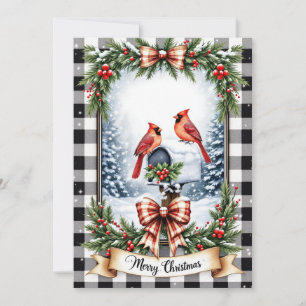 Personalisierte Weihnachtskarte für Freunde und Fa Feiertagskarte