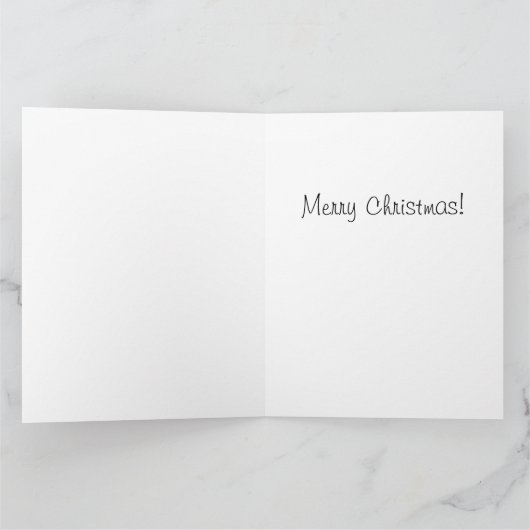 Personalisierte Weihnachtskarte Karte (Innenseite)