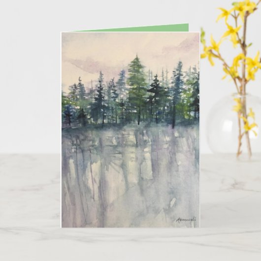 Personalisierte Weihnachtskarte Karte (Gelbe Blume)