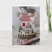 Personalisierte Weihnachtskarte Karte (Vorderseite)