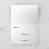 Personalisierte Weihnachtskarte mit elsässischem H Feiertagskarte (Innenseite)