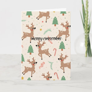 Personalisierte Weihnachtskarte mit märchenhaften Karte