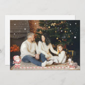 Personalisierte Weihnachtskarte mit Weihnachtskart Einladung (Vorne/Hinten)