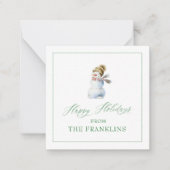 Personalisierte Weihnachtskarte Mitteilungskarte (Vorderseite)