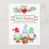 Personalisierte Weihnachtskarte Postkarte (Vorderseite)