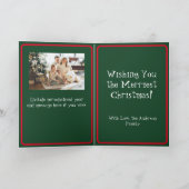 Personalisierte Weihnachtskarte und Weihnachtskart Karte (Innenseite)