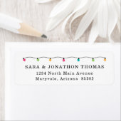 Personalisierte Weihnachtskarten-Rücksendeadressen (Insitu)