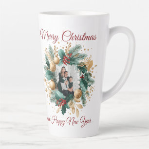 Personalisierte Weihnachtskartentafel Milchtasse