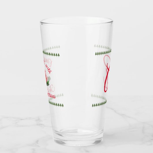 Personalisierte Weihnachtskerzen Glas (Links)