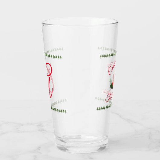 Personalisierte Weihnachtskerzen Glas (Rechts)