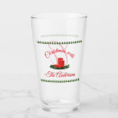 Personalisierte Weihnachtskerzen Glas (Vorderseite)