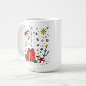 personalisierte Weihnachtsklassik-Tasse Kaffeetasse (Vorderseite Links)