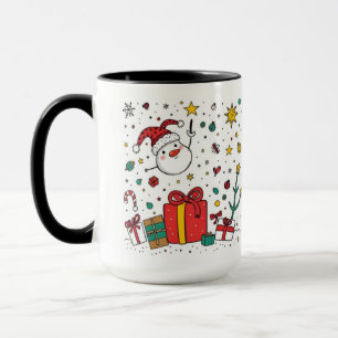 Personalisierte Weihnachtskombination Tasse