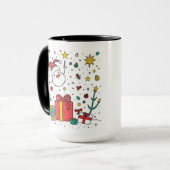 Personalisierte Weihnachtskombination Tasse (Vorderseite Links)
