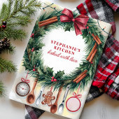 Personalisierte Weihnachtskränze Küchenutensilien Geschirrtuch