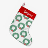 Personalisierte Weihnachtskriege Kleiner Weihnachtsstrumpf (Vorderansicht (hängend))
