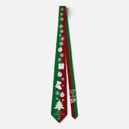 Personalisierte Weihnachtskunst Neck Tie Krawatte