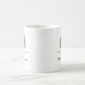Personalisierte Weihnachtslehrer Rainbow Nice List Kaffeetasse (Mittel)