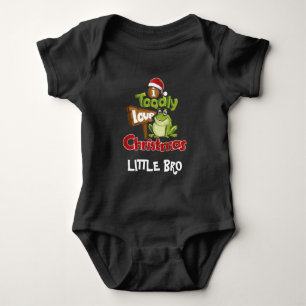 Personalisierte Weihnachtslieder der Liebe Baby Strampler
