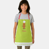Personalisierte Weihnachtsmann-Kinder-Schürze Schürze (Insitu)