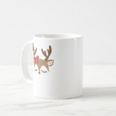 Personalisierte Weihnachtsmann-Tasse Kaffeetasse (Vorderseite Links)