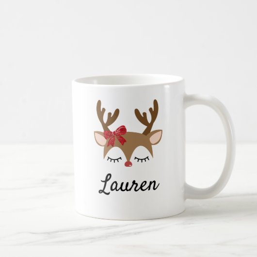 Personalisierte Weihnachtsmann-Tasse Kaffeetasse (Rechts)