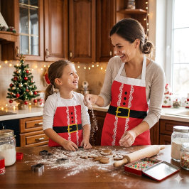 Personalisierte Weihnachtsmann-Weihnachts-Schürze Schürze