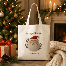 Personalisierte Weihnachtsmann-Weihnachts-Tüte Tragetasche