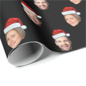 PERSONALISIERTE WEIHNACHTSMANNMÜTZE 2 FOTOS GESCHENKPAPIER (Rolleneckpunkt)