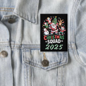 Personalisierte Weihnachtsmannschaft 2025 Santa Fa Button (Insitu)