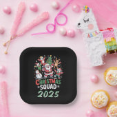 Personalisierte Weihnachtsmannschaft 2025 Santa Fa Pappteller (Party)