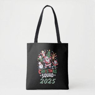 Personalisierte Weihnachtsmannschaft 2025 Santa Fa Tasche