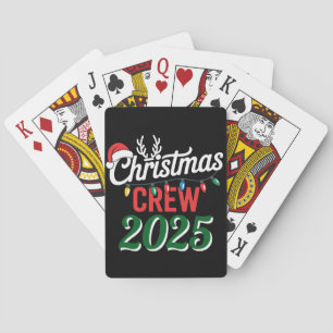 Personalisierte Weihnachtsmannschaft 2025 Xmas-Fam Spielkarten
