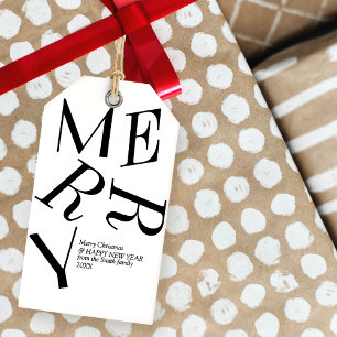 Personalisierte Weihnachtsmarke Geschenkanhänger