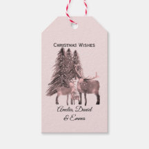Personalisierte Weihnachtsmarken für Hirsche